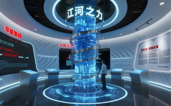 華能環(huán)?？萍颊箯d里能摸到風(fēng)、看到魚，還能穿越到 2050